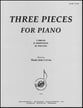 Three Pieces for Piano piano sheet music cover